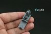 Quinta Studio QD72257 MiG-21MF (Gorkiy plant) 3D-Printed & coloured Interior on decal paper (Eduard) 1/72